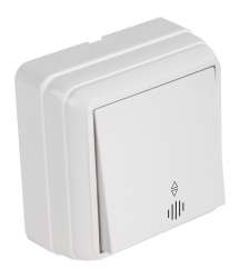 Bron S/M Illuminated One (220V) Gang Two Way Switch White Va-et-vient - Thumbnail