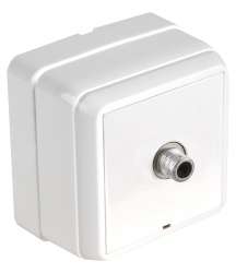 Bron S/M SAT Socket (Dead End) White - Thumbnail