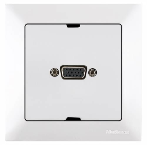 Candela VGA Socket White