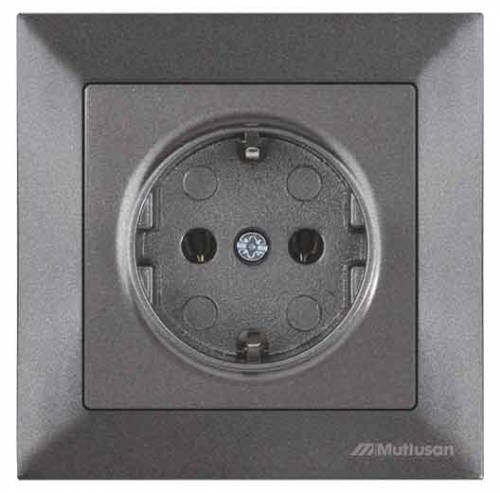 Candela White Earthed Socket Outlet 