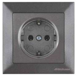 Candela White Earthed Socket Outlet - Thumbnail