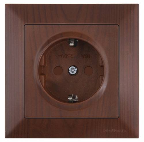 Candela White Earthed Socket with Child Protection