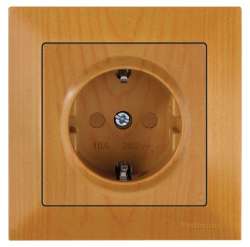 Candela White Earthed Socket with Child Protection - Thumbnail