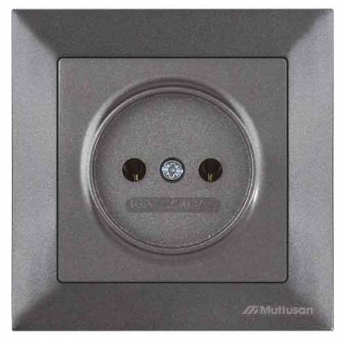 Candela White Socket Outlet Non-Earhed