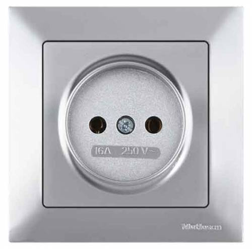 Candela White Socket Outlet Non-Earhed