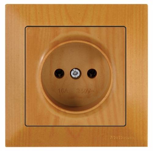 Candela White Socket Outlet Non-Earhed