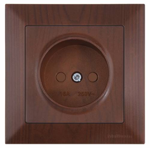 Candela White Socket Outlet with Child Protection Non-Earhted