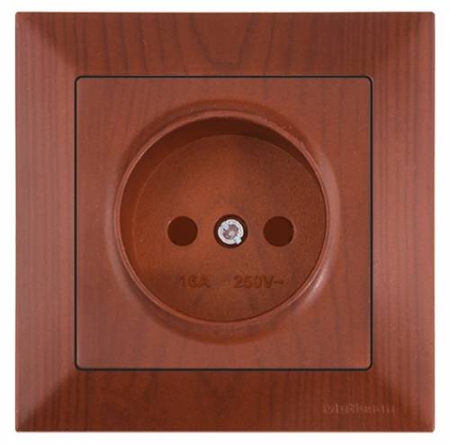 Candela White Socket Outlet with Child Protection Non-Earhted