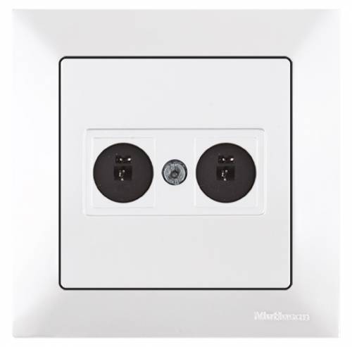 Candela White Speaker Socket with Screw