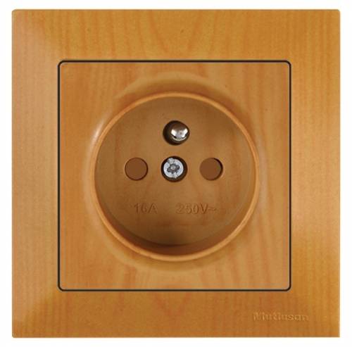 Candela White UPS (French) Socket (Child Protection)