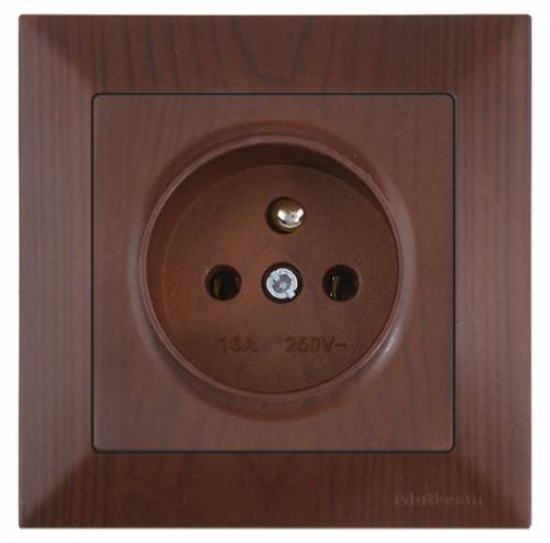 Candela White UPS (French) Socket (Eathed Socket with Pin)