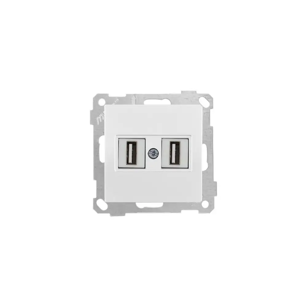 Daria Data Socket 2*Usb White