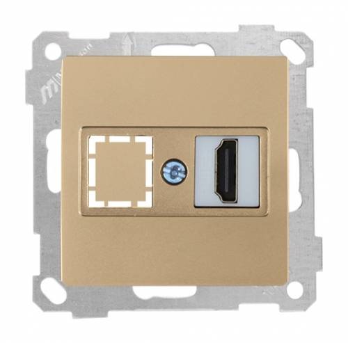 Data Socket 1*HDMI Socket (mech+plate) White