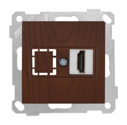 Data Socket 1*HDMI Socket (mech+plate) White