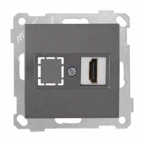 Data Socket 1*HDMI Socket (mech+plate) White