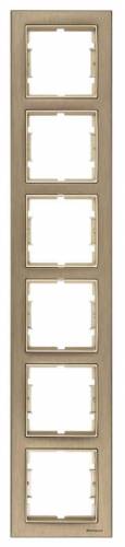 Elitra Ale 2 Gang Vertical Frame Satin-Satin