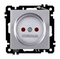 EP - Socket Outlet with Child Protection Non-Earthed White - Thumbnail