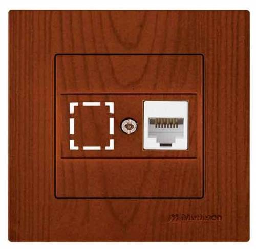 Rita Data Socket 1*Rj45 (Cat6) White