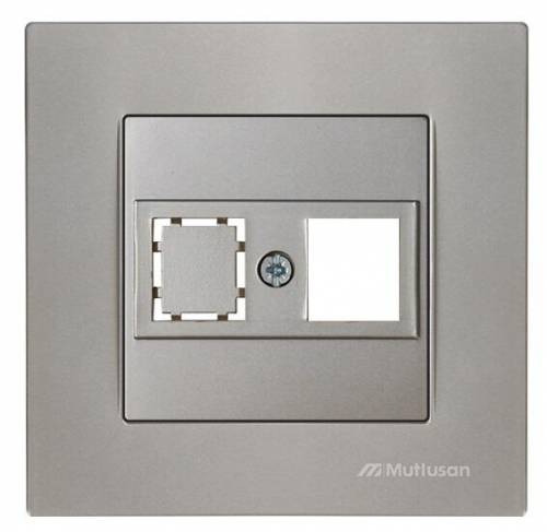 Rita Data Socket 1*Rj45 (Without Connector) White