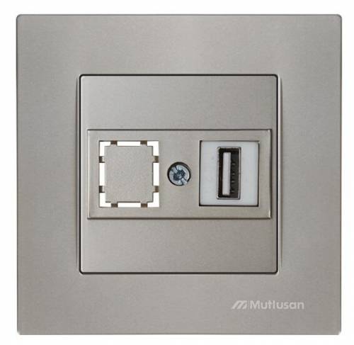 Rita Data Socket 1*USB White