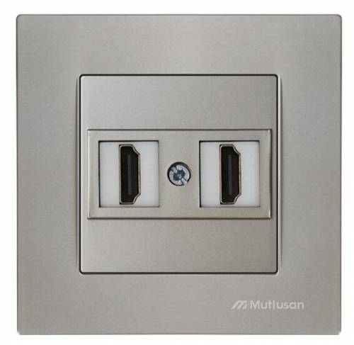 Rita Data Socket 2*HDMI White