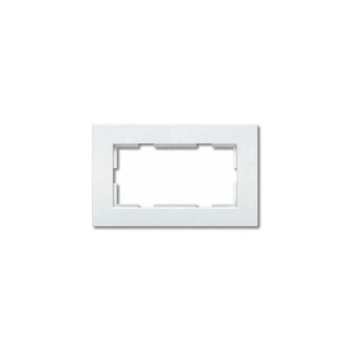 Rita Double Socket Frame White 