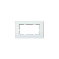 Rita Double Socket Frame White - Thumbnail