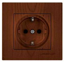 Rita Earthed Socket Outlet White - Thumbnail