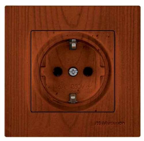 Rita Earthed Socket Outlet White