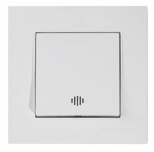 Rita Illuminated One(220V) Gang One Way Switch White (Easy Connection)