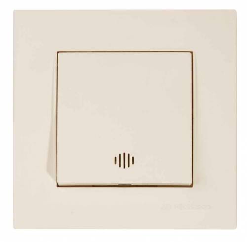 Rita Illuminated One(220V) Gang One Way Switch White (Easy Connection)