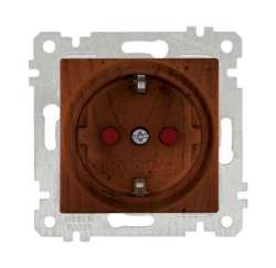 Rita Mechanism+Plate Earthed Socket with Child Protection - Thumbnail