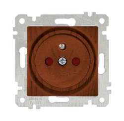 Rita Mechanism+Plate UPS(French) Socket (Child Protection) White - Thumbnail