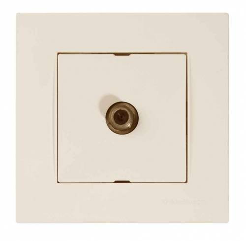 Rita SAT Socket (Dead End) White