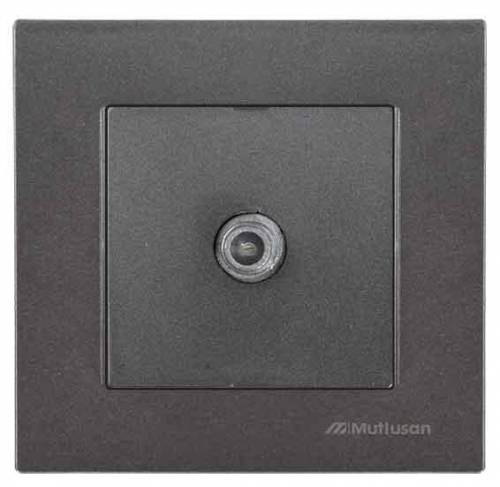 Rita SAT Socket (Through) 4Db/F Con. White