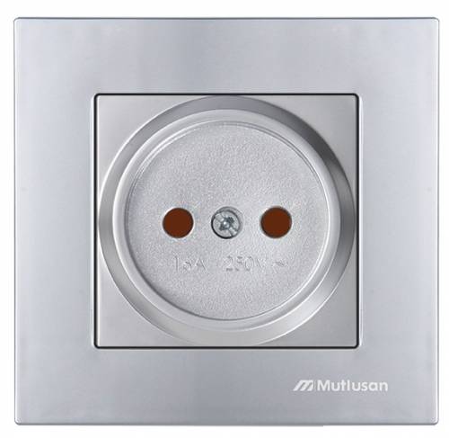 Rita Socket Outlet with Child Protection Non-Earthed White