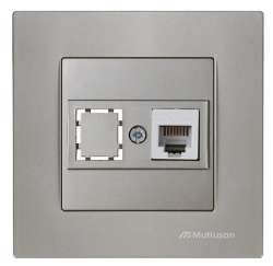 Rita Telephone Socket 1Xrj12 White - Thumbnail