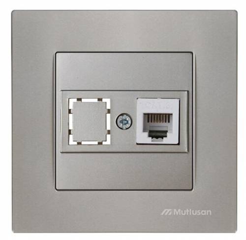 Rita Telephone Socket 1Xrj12 White