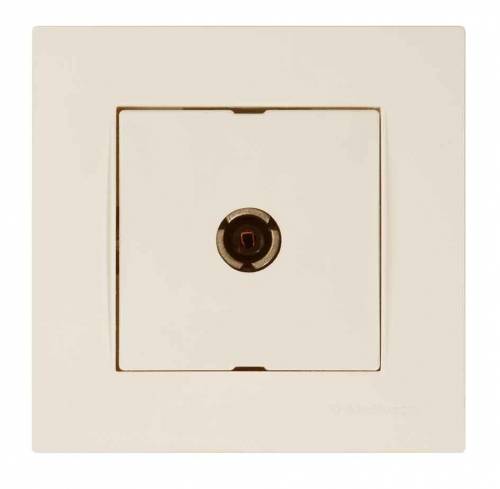 Rita TV Socket (Dead End) White