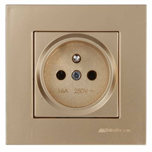 Rita UPS (French) Socket Child Protection White