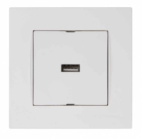 Rita USB Charge Socket White