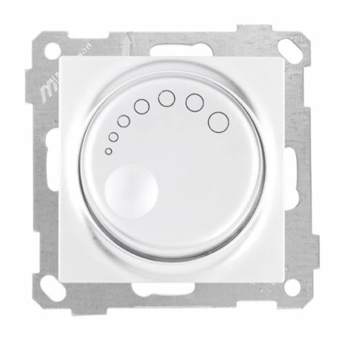 Светорегулятор c подсветкой (Dimmer) 1000W, Белый цвет