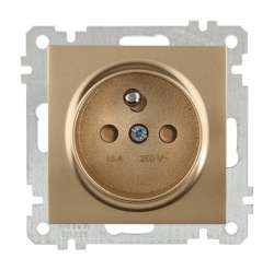 UPS (French) Socket (Child Protection) White - Thumbnail