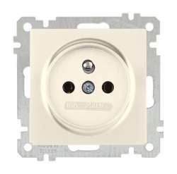 UPS (French) Socket (Earthed Socket with Pin) White - Thumbnail