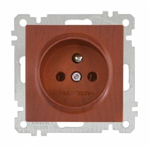 UPS (French) Socket (Earthed Socket with Pin) White