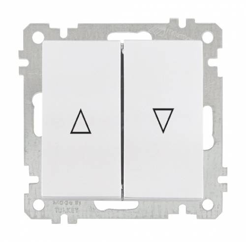 White Blind Switch (Control Switch) (Easy Connection)